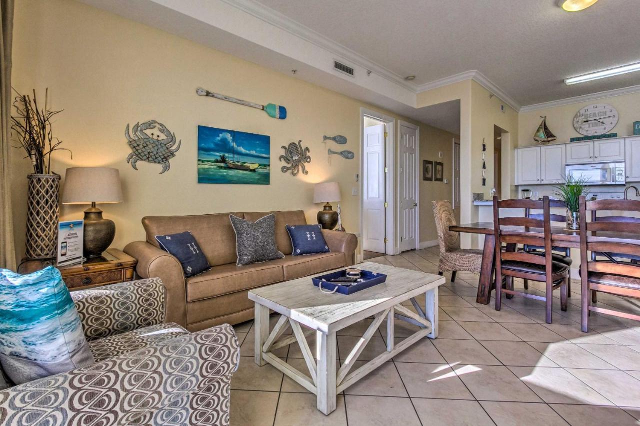 Beachfront Condo With Resort Amenities And Ocean Views パナマシティービーチ エクステリア 写真